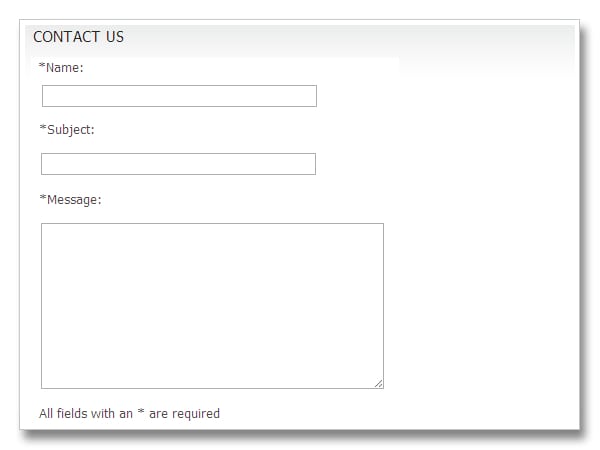 Adding a Contact Form
