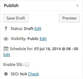 Schedule Blog Posts In the Future