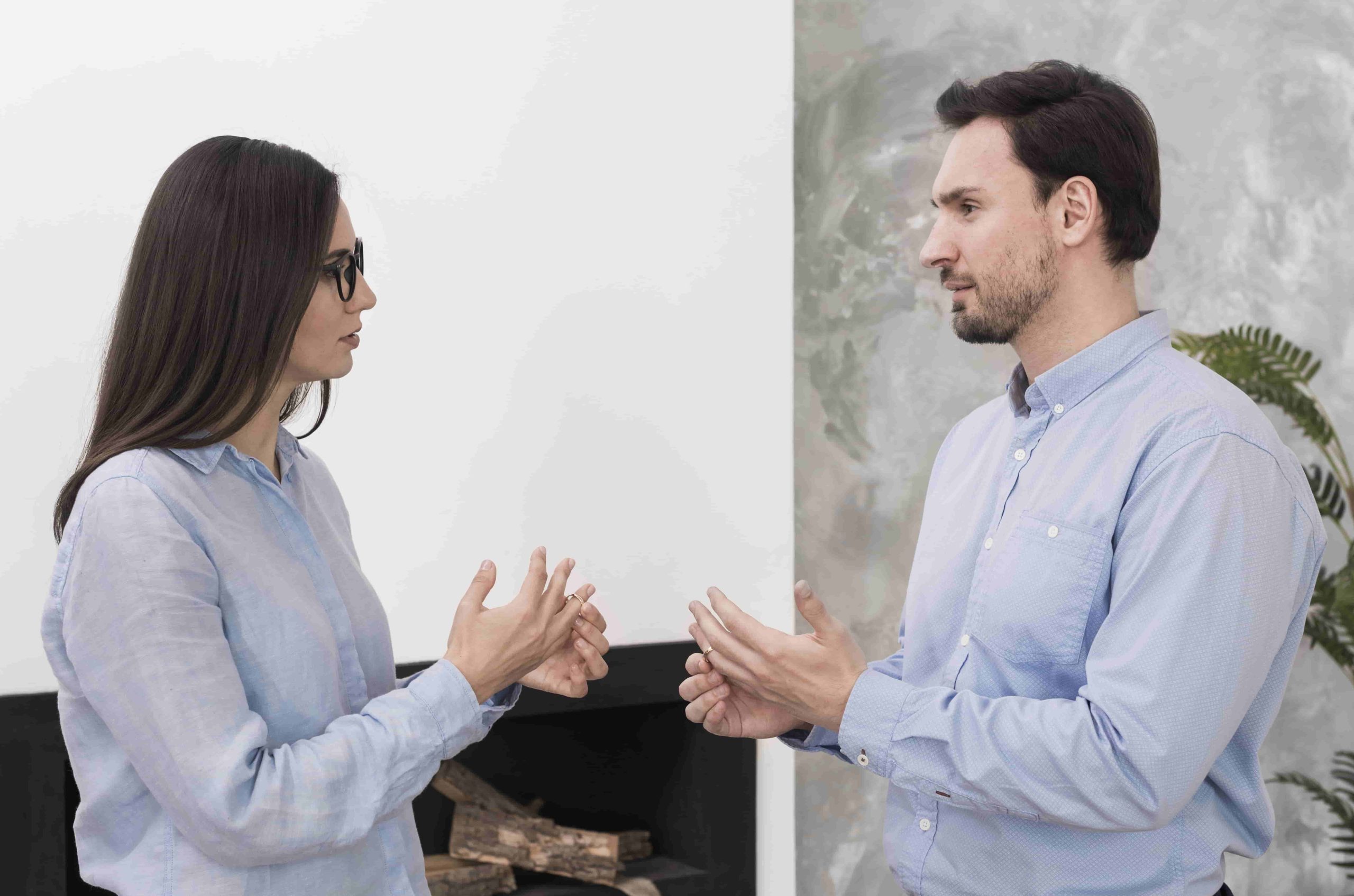 Conversing with customers